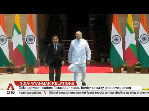 India's Modi expresses support for peace, dialogue in Myanmar during Min Aung Hlaing's visit thumbnail