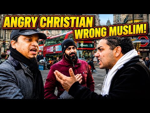 Angry Christian Picks Wrong Muslim! Mansur Vs Christian | Speakers Corner | Hyde Park thumbnail