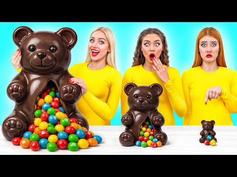 Desafío Placa Grande, Mediana y Pequeña | Trucos Geniales Con La Comida de Multi DO Challenge thumbnail