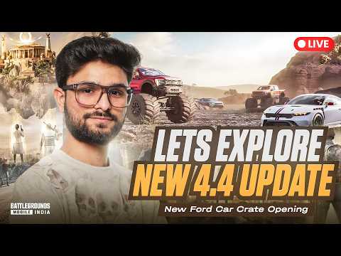 READY FOR RANK PUSH? | EXPLORING 4.4 UPDATE | BGMI LIVE WITH @LoLzZzGaming thumbnail