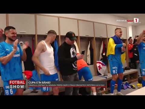 Oltenia petrece! Jucătorii Craiovei au dat startul sărbătorii în vestiar thumbnail