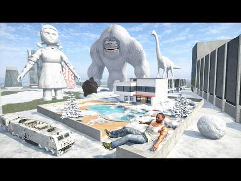 Franklin House in Snow Tsunami in Indian Bike Driving 3D thumbnail
