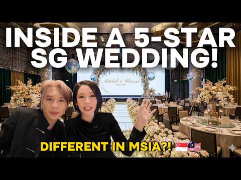 Inside a 5-Star SINGAPORE Wedding Banquet! 💍 (Are they different in Malaysia?) thumbnail