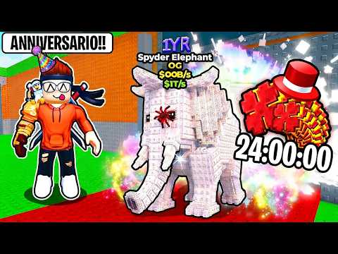 Il mio ANNIVERSARIO più FORTUNATO di SEMPRE su Roblox Steal a Brainrot!! (SBLOCCO TUTTO) thumbnail