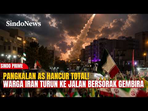 KOBARAN API DI LANGIT! Iran Hancurkan Pangkalan Udara AS, Warga Iran  Gembira | SINDO PRIME | 01/06 thumbnail