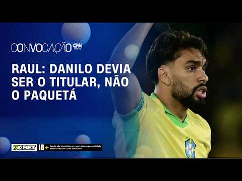 Seleção Brasileira: Danilo devia ser o titular no lugar de Paquetá? | CONVOCAÇÃO CNN thumbnail