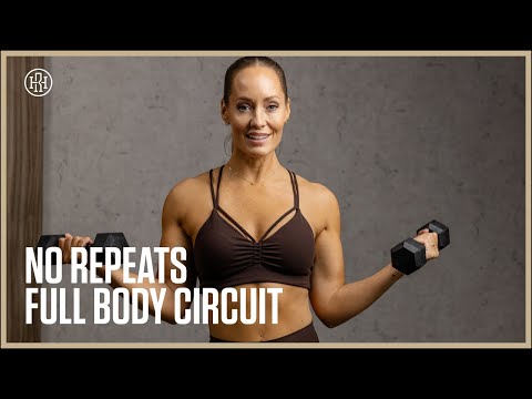 40MIN NO REPEATS Full Body Circuit // Day 53: HR12WEEK 5.0 thumbnail