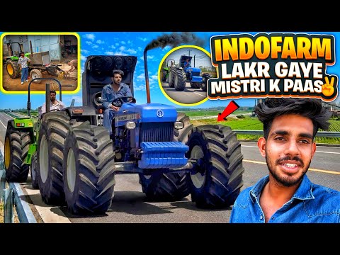 😳Bulldozer खींच लाया Indo Farm को मिस्त्री के पास engine में full support लगवा दि ||  thumbnail