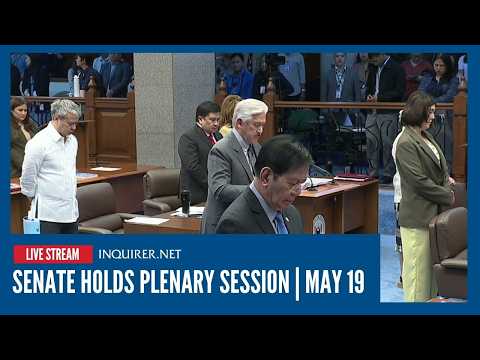 LIVE: Senate holds plenary session | May 19 thumbnail