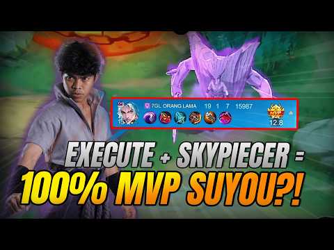 SUYAU EXP SPELL EXECUTE + SKYPIERCER = SELESAI HAHAHAHA thumbnail