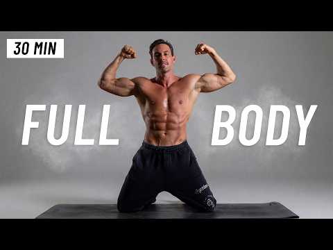 30 Min Full Body Workout at Home (No Equipment) thumbnail