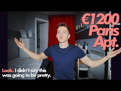 A REALISTIC €1200 PARIS APARTMENT TOUR (oui) | DamonAndJo thumbnail