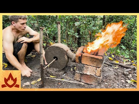 Primitive Technology: One Way Spinning, Rope Stick Blower thumbnail