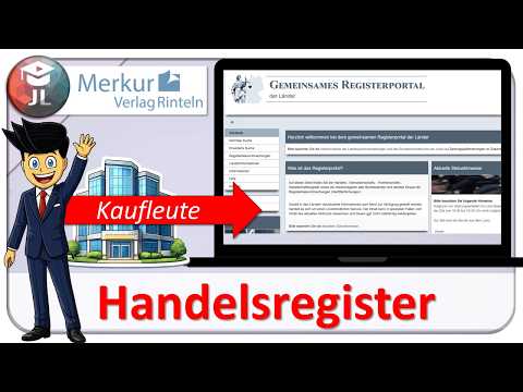 Handelsregister einfach erklärt - Inhalt, Aufbau, öffentlicher Glaube thumbnail