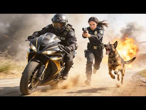 女毒梟亡命奔逃，警犬突襲鎖喉，特警火力全開！#movie #kungfu thumbnail