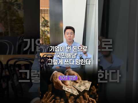 기업이 번 돈으로 ‘국민배당’… 그렇게 쓰다 망한다, 50초 안에 설명하기 thumbnail