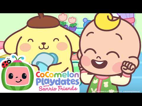 Yes Yes Clean Up with Hello Kitty & Pompompurin 🧹🫧 | CoComelon Playdates with Sanrio Friends thumbnail