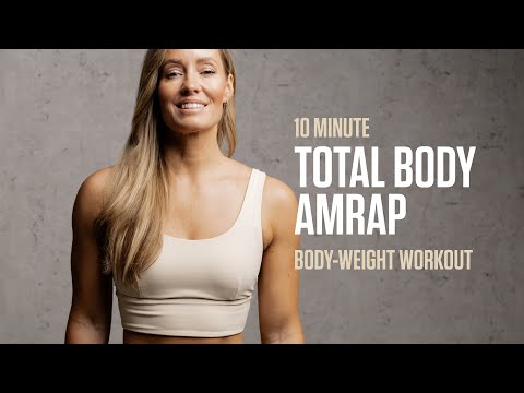 10MIN Total Body AMRAP // Quick, No Equipment Workout thumbnail