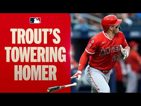 TAKEOFF for Trout! 🚀 Mike Trout unloads on his 14th home run of the season for the Angels! 🎣 thumbnail
