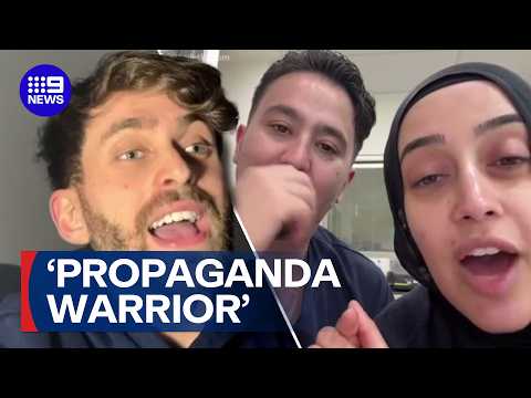 Influencer grilled in court as nurses face trial over controversial video | 9 News Australia thumbnail