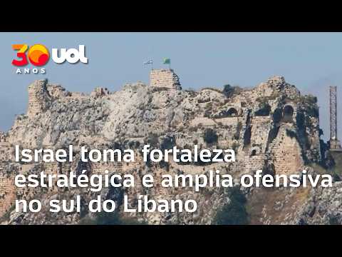 Israel toma fortaleza estratégica e amplia ofensiva no sul do Líbano thumbnail