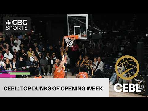 JAM SESH: The best dunks from the CEBL's 2026 opening week | #CBCSports thumbnail