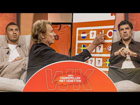 🔮 HANS KRAAY JR. heeft VERTROUWEN in ORANJE 🇳🇱🇸🇪🇯🇵🇹🇳 | Groep F | Voorspellen met Vedetten thumbnail