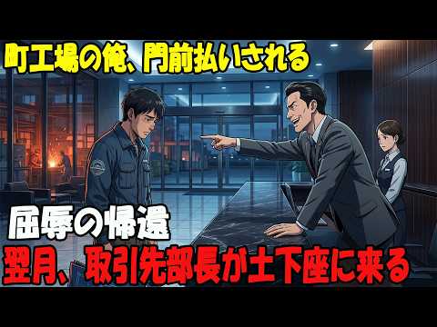 【アニメ】町工場の俺、門前払いされるFKSD屈辱の帰還翌月、取引先部長が土下座に来る0000 thumbnail