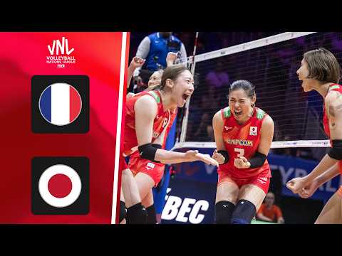(TÜRKÇE) Fransa - Japonya - Özet | FIVB Voleybol Kadınlar Uluslar Ligi thumbnail