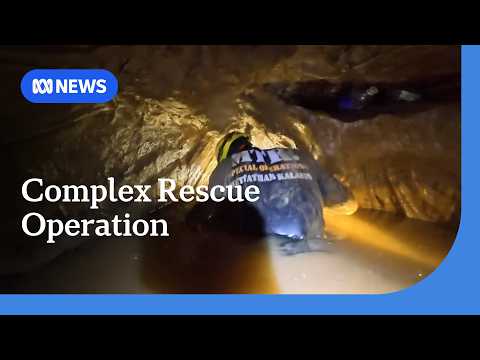 Five men trapped in Laos cave for a week found alive | ABC NEWS thumbnail