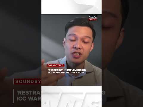 DOJ explains gov't approach in implementing ICC arrest order vs. Dela Rosa | ANC thumbnail