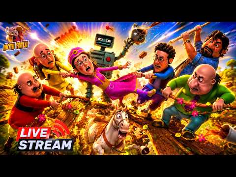 🛑 LIVE - Non Stop Motu - Patlu | मोटू पतलू |  #motupatlu #motupatlukijodi #motupatlucartoon thumbnail