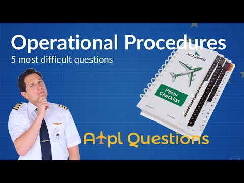 TOUGHEST 5 Operational Procedures questions from EASA ATPL Questions database! Captain Joe & Fabi thumbnail