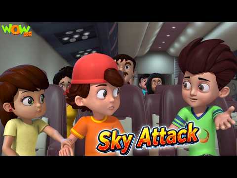 Kicko & Super Speedo Compilation : Airplane Hijack Aur Drone Attack Mein Kicko Kaise | Wow Kidz thumbnail