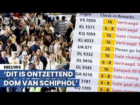 Na lange rijen op Schiphol: 'Reisbrache ziet de bui al hangen voor zomervakantie!' thumbnail