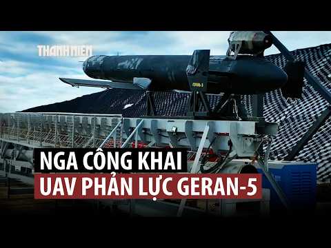 UAV tự sát phản lực Geran-5 của Nga ra mắt thumbnail