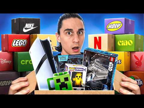 J'ai demandé à 100 MARQUES de m'envoyer une BOÎTE MYSTÈRE (et je vous offre TOUT) thumbnail