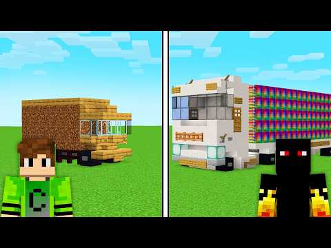 BATALHA de SOBREVIVÊNCIA do CAMINHÃO de POBRE vs RICO no Minecraft! thumbnail