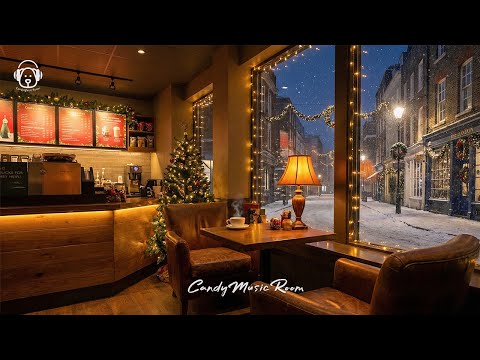 Cozy Winter Café Ambience ☕? | Warm Jazz Playlist for Relax, Study & Night Vibes thumbnail
