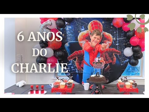 VLOG! ANIVERSÁRIO DO CHARLIE DE 6 ANOS EM CASA - FLÁVIA CALINA  thumbnail