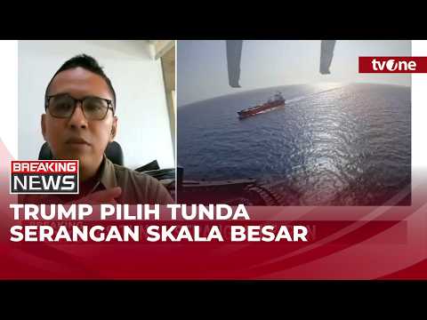 Trump Tunda Serangan Besar ke Iran, Pakar HI: Perang Habiskan Anggaran AS | Breaking News thumbnail