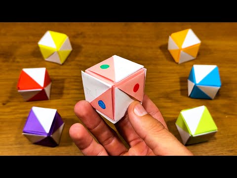 How To Make Paper Fortune Teller Dice - Fun & Easy Origami thumbnail
