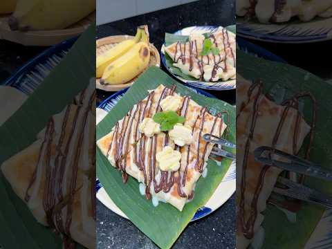 Gợi ý cách giải cứu chuối chín tại nhà với món bánh Roti chuối Thái Lan. thumbnail