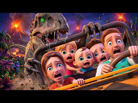 🦎 Dino Trouble in the Jungle | Baby Cops to the Rescue! thumbnail