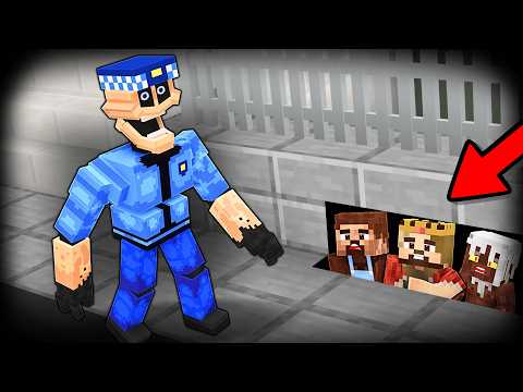 CANAVAR KEREM KOMİSERDEN SAKLANIYORUZ! 😱 - Minecraft thumbnail