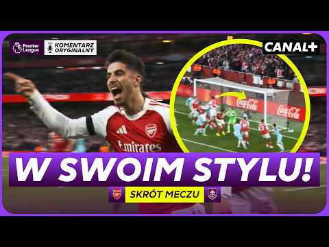KANONIERZY KONSEKWENTNIE W DRODZE PO TYTUŁ! ARSENAL - BURNLEY, SKRÓT MECZU thumbnail
