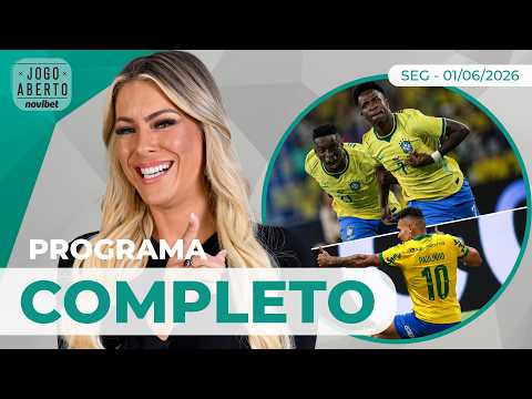 JOGO ABERTO NOVIBET DEBATE LIDERANÇA DO PALMEIRAS E SELEÇÃO BRASILEIRA - 01/06/2026 thumbnail