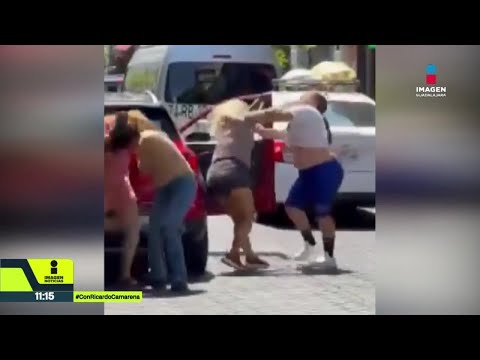 Captan pelea entre cuatro mujeres en plena avenida de Guadalajara | Noticias GDL thumbnail