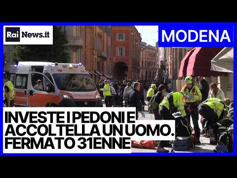 Auto sui pedoni a Modena, fermato l'autista: è un 31enne di origini marocchine thumbnail