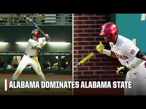 Alabama scores 21 RUNS vs. Alabama State in the Tuscaloosa Regional 🤯 | ESPN College Baseball thumbnail